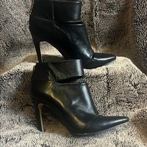BCBGeneration Sleek Black Ankle Booties